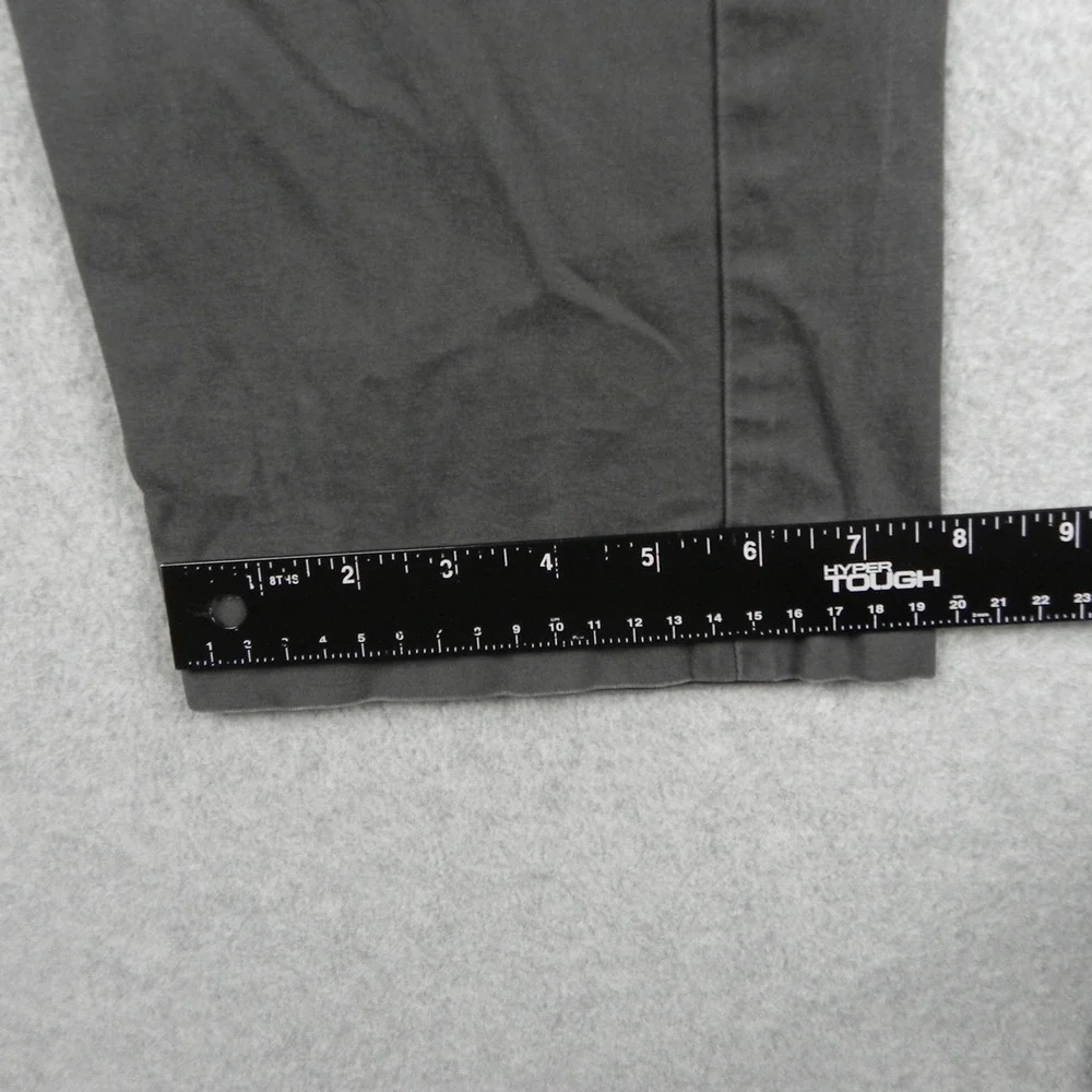 Banana Republic Pants Mens 34x32 Emerson Chino Casual Stretch Flat Front‎ Gray